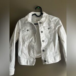 Mudd Kids White Denim Jacket